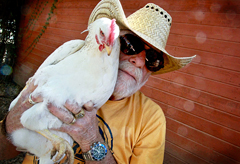 Kevin with Foghorn Leghorn