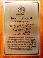 Joseph A Sprague Memorial Award